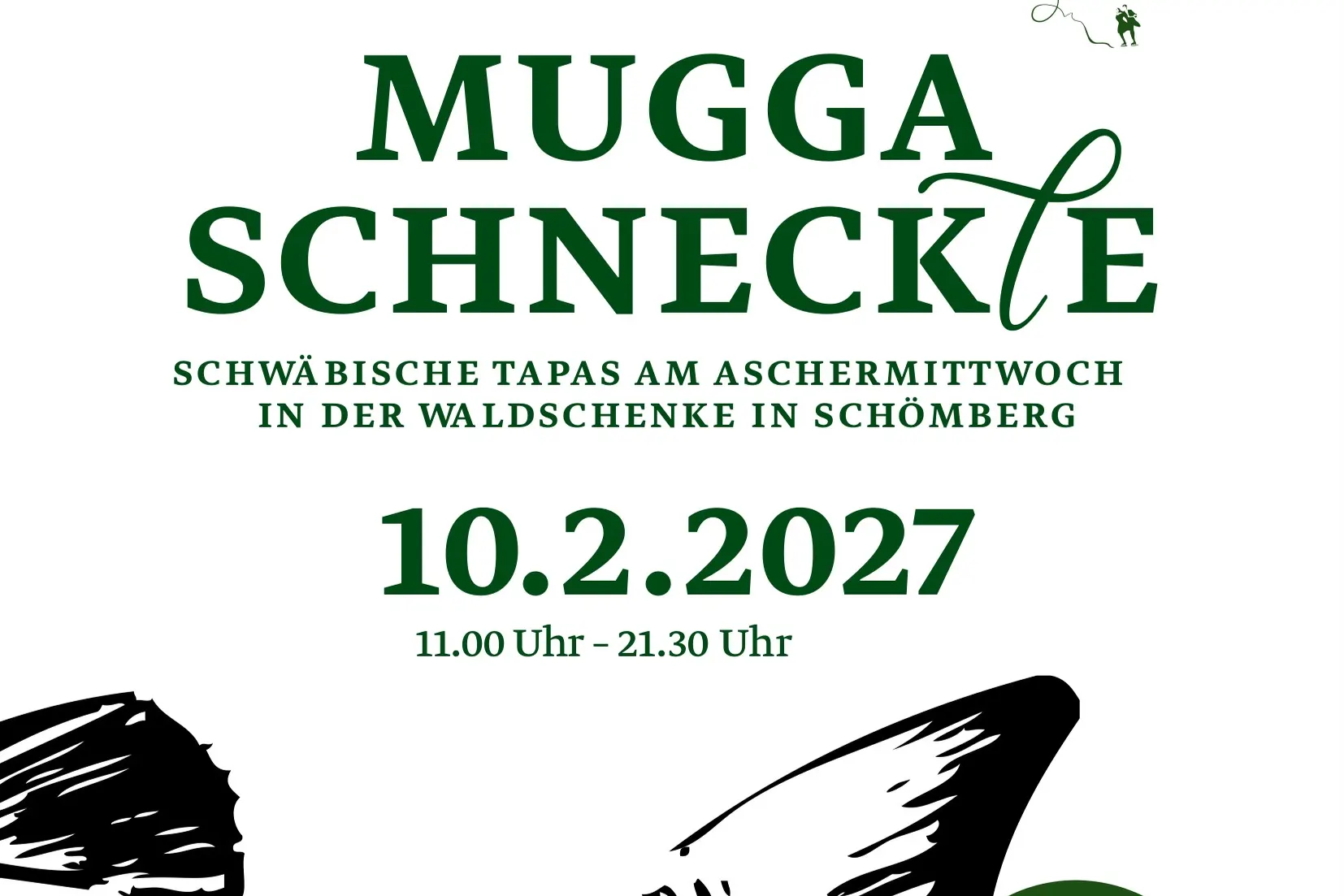 Muggaschneckle: Schwäbische Tapas am Aschermittwoch